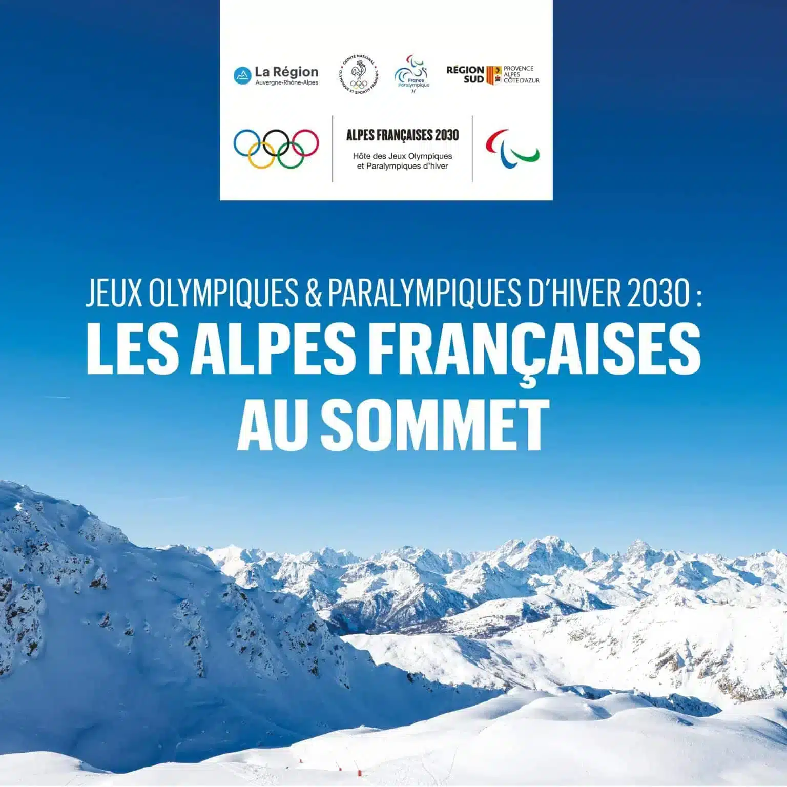 Annonce des JO d'hiver 2030 dans les Alpes du Sud